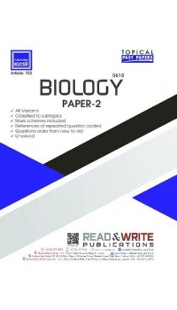 O/L Biology Paper 2 IGCSE (Topical)  - Article No. 702